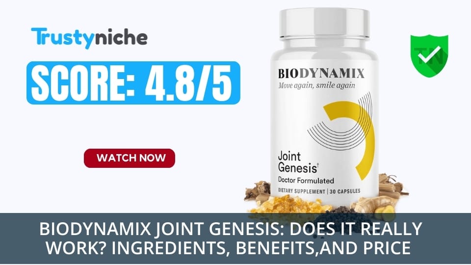 BIODYNAMIX Joint Genesis Rating: The product is rated 4.8/5,